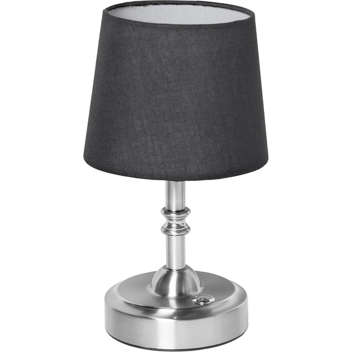 LED-лампа настільна бездротова з акумулятором 4000mAh, тепле світло 2700K, сенсорне керування, з адаптером/кабелем, для спальні, подарунок (золота)