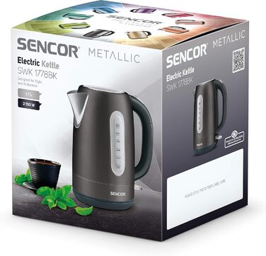 Електричний чайник SENCOR SWK 2727MB (1.7 л, багато кольорів)