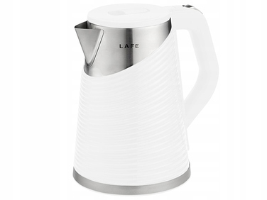 Електричний чайник Lafe Elegant White, 1800 Вт, 1,8 л, білий