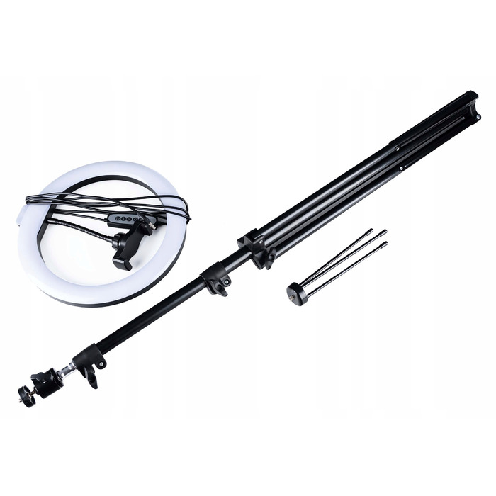 Кільцева LED-лампа RGB зі штативом та тримачем