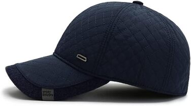 YAMEE Бейсболка чоловіча зимова зі складними навушниками, унісекс, синій (2125)