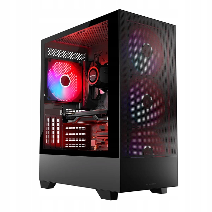 Корпус MODECOM Siroco Flow ARGB Midi Tower, чорний