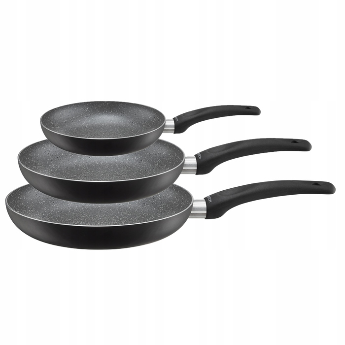 Набір антипригарних сковорідок для індукційних плит (20, 24, 28 см)