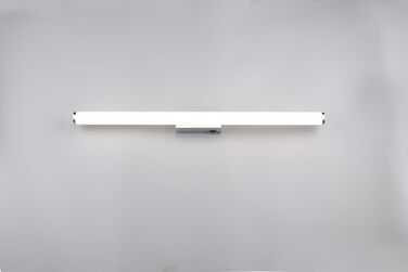 Trio Leuchten LED Bathroom Wall Light Mattimo 283274106, Metal Chrome, White Plastic, 4.3 Watt LED (Width 80cm)