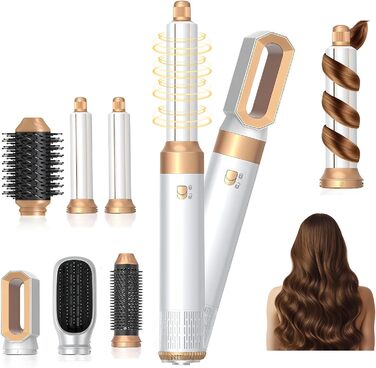 Набір для укладки волосся 6 в 1 Magic Styler, 1000W: фен, круглі щітки, плойка, щітка для об'єму, сушка, укладка, створення локонів