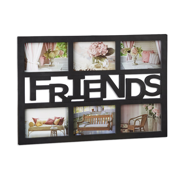 Relaxdays Photo Frame for Friends - Holds 6 Photos