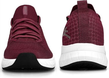 Жіночі спортивні кросівки для бігу та прогулянок. Легкі, дихаючі, стильні. Колір: бордовий, розмір EU 37