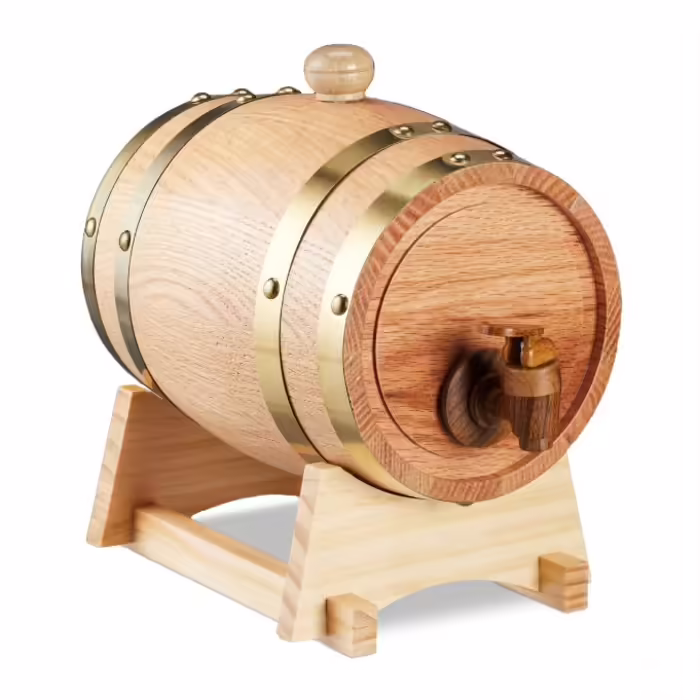 Relaxdays Schnapsfass made of oak wood