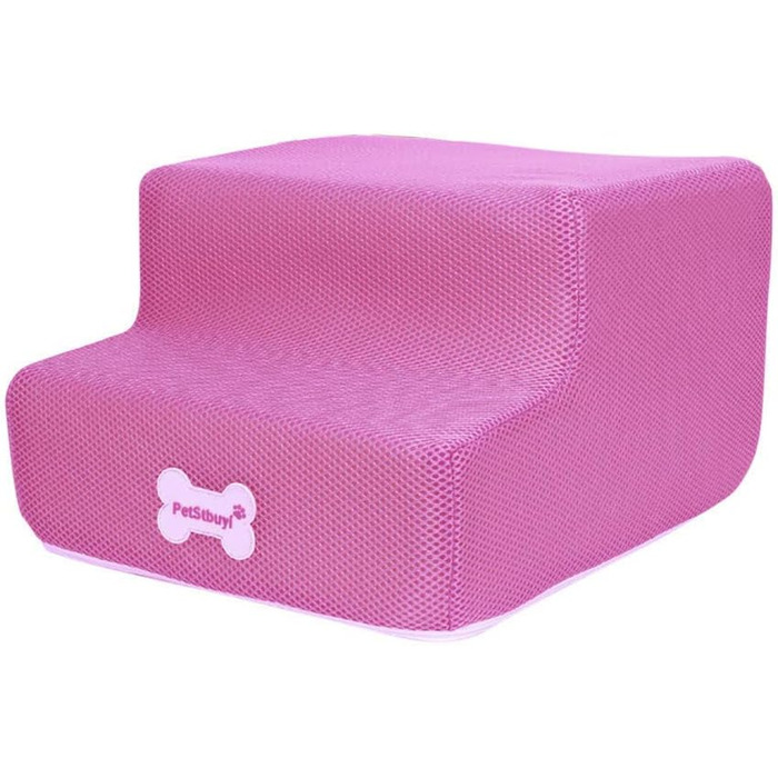 Сходинки для собак на 2 щаблі для ліжка та дивану, 20 см, широкі, для маленьких, старих, великих собак та котів, антиковзні, миючі