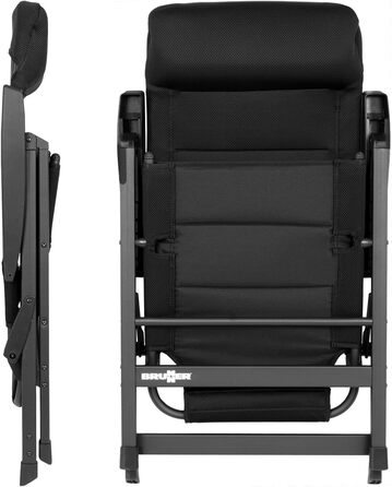 Кемпінговий стілець Brunner Skye 3D Black - чорний