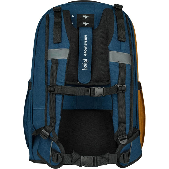 Шкільний рюкзак Baagl Set для хлопчиків та дівчаток-підлітків (5 частин): рюкзак для скейтборду, пенал, спортивна сумка, сумка для занять спортом, поясна сумка. Ергономічний рюкзак, 30 л, Duo.