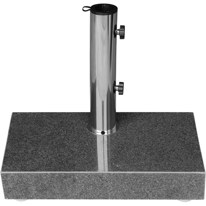 Andora Umbrella Stand, Granite, 25 kg, Dark Grey, Balcony Stand, Max 48mm Stem