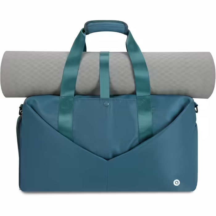 Sport Bags Classic with Shoe Compartment and Wet Compartment Portable Overnight/Weekend Bag Travel Bag Yoga Bag for Women and Men Gym Bag (Teal)