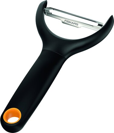 Овочечистка Fiskars Functional Form Y-подібна, 15 см, сталь/пластик, чорна (1016122)