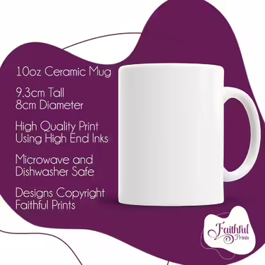 Faithful Prints Mummy and Daddy 2025 Mug Set, customizable for new parents, Mom and Dad, Mother, Father, White, 325 ml