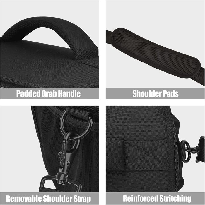 Захисний футляр для дзеркальної камери: Canon, Nikon, Sony, Fuji. Важливий аксесуар для фотографів. Чорний, L