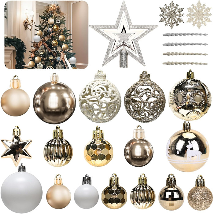 Набір ялинкових прикрас 