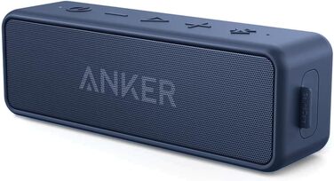 Портативна Bluetooth колонка Anker SoundCore 2 - блакитна, 24 год роботи, IPX7, потужний бас