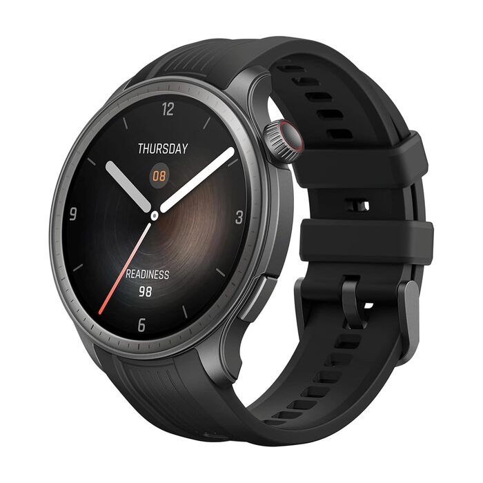 Смарт-годинник Amazfit Balance 46 мм: NFC, GPS, фітнес-трекер, 150 режимів спорту, Bluetooth-дзвінки, моніторинг сну та здоров'я (Чорний)