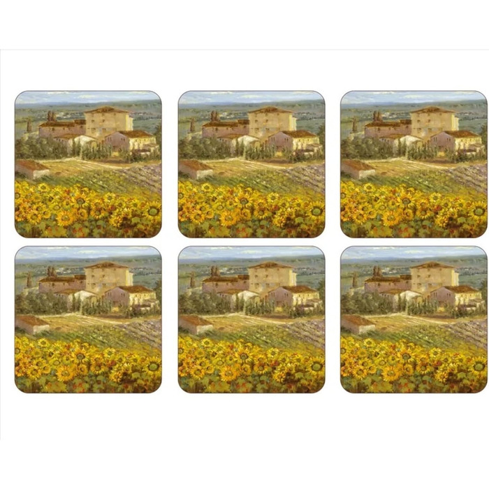 Pimpernel Tuscany Coasters, 6 pieces (s)