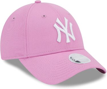 Кепка New Era New York Yankees MLB з металевим логотипом, чорна, 9Forty, регульована, для жінок