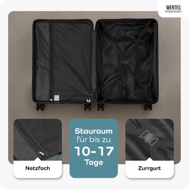 Чемодан великий 77см, 100L, TSA замок, жорсткий корпус, подвійні колеса, валіза на колесах, блакитний колір