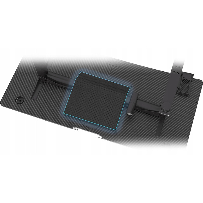 Ігровий стіл Ultradesk LEVEL V2, чорний, з електричним регулюванням висоти