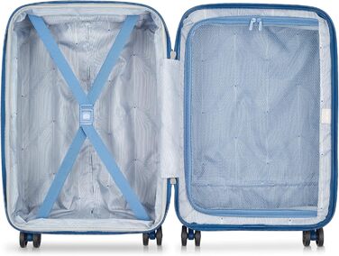 Набір валіз DELSEY PARIS Comete 3.0 (20/24/28) з жорстким корпусом та спін-колесами, блакитний