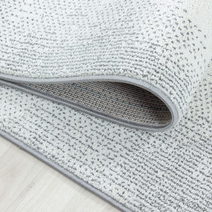 Дитячий килим Carpetsale24 з динозаврами, синьо-сірий, 80x150 см, короткий ворс, для хлопчиків та дівчаток, м'який, легкий у догляді, ігровий килим