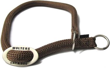 Вольтерс | Нашийник-сліп з регулюванням розміру Tabac | L 45-55 x 1,3 см