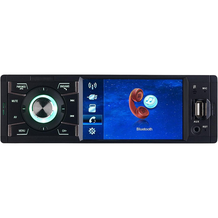 Автомобільна MP3-магнітола Creasono 1DIN з Bluetooth, TFT-дисплеєм, гучним зв'язком, 4x45 Вт