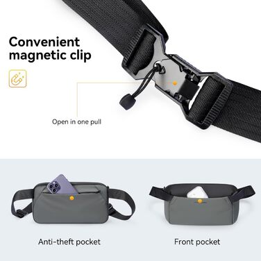 Сумка на плечі Mark Ryden Leicht: чоловіча/жіноча, темно-зелена, з YKK-блискавкою та магнітною застібкою