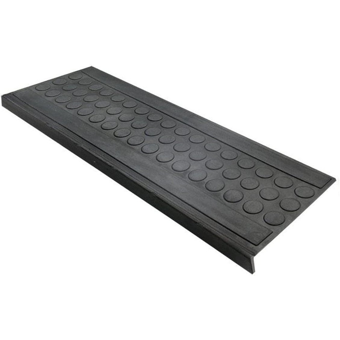 Rubber Threshold Ramps - Non-Slip Transition Mats for Indoor/Outdoor Use - 5 Piece Set