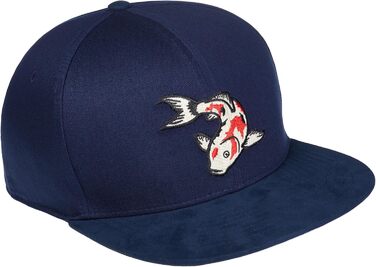 Кепки Snapback Cadency® для чоловіків та жінок, унікальні тематичні кепки, бейсболки з прямим козирком, регульовані, теплі зимові - темно-зелені (Кої, Navy)