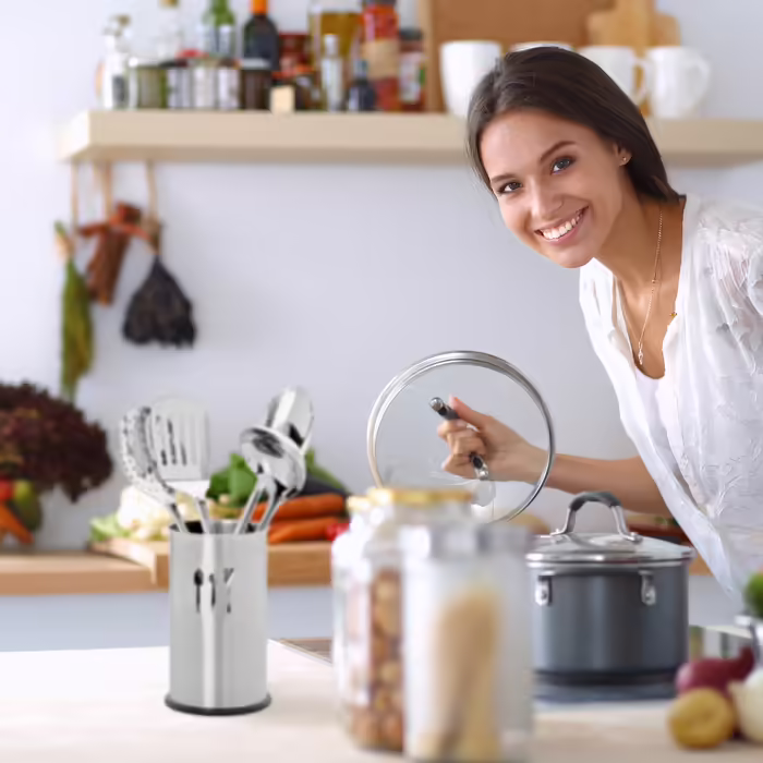 Relaxdays Kitchen Helper Set Stainless Steel