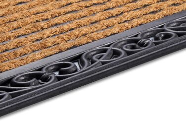 Килимок Hanse Home кокосовий для дому та вулиці 45x75 см, антиковзкий, вологостійкий, для входу, тераси