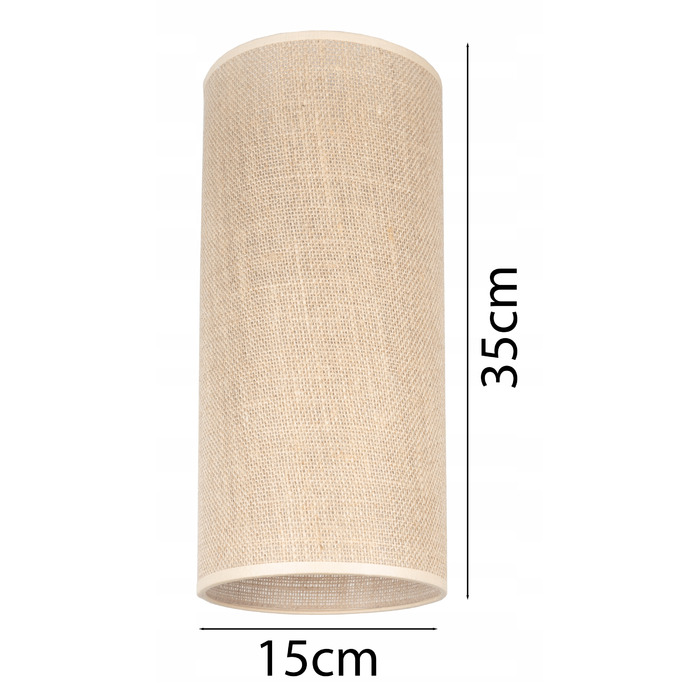 Підлогова лампа Glimex Modern E27 60 Вт, бежевий, коричневий, чорний