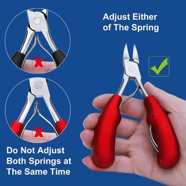 Професійний кусачок для нігтів Zehennagelknipser для потовщених та врослих нігтів, з подовженою ручкою для літніх людей та дорослих