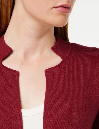 Жіночий жилет-кардиган Morgan Long Mblock, бордовий/чорний