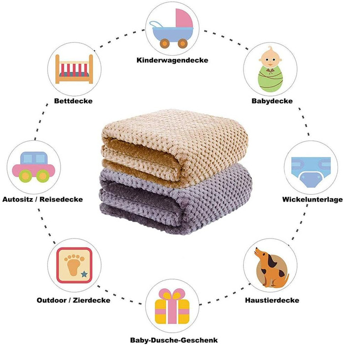 М'яка ковдра для собак 100x120 см, тепла та м'яка ковдра для домашніх тварин, котів та собак (Блакитна)