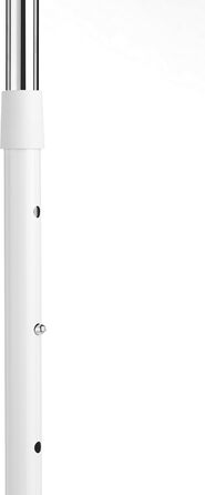 Whitmor Clothes Rack, Adjustable, White/Chrome