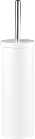 Набір для чищення унітазу Beldray LA059451WHTFEU7 з тримачем – щітка для унітазу з жорсткою щетиною, гігієнічний тримач з кришкою, білий