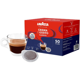 Кава в п.о.дс Lavazza Espresso Crema E Gusto, набір 50 шт, для кавомашин ESE