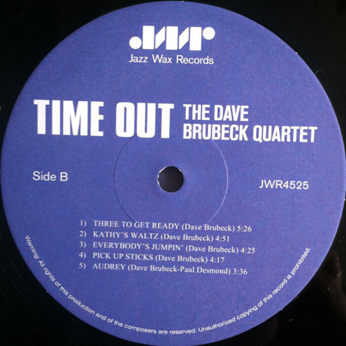 Вінілова платівка The Dave Brubeck Quartet — Time Out