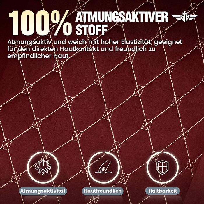 GTPLAYER Геймерське крісло Stoff: Ергономічне офісне крісло для ПК, 150 кг, з регульованою спинкою, підлокітниками та підставкою для ніг (Червоне)