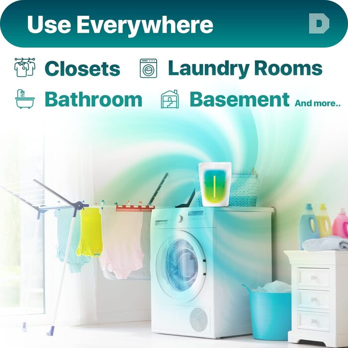 Dry & Dry [8 Pack] [Net 286.3 g/Pack] Premium Moisture Absorber to Control Excess Moisture for Basements, Closets, Bathrooms, Laundry Rooms, Dehumidifiers, Moisture Absorbers