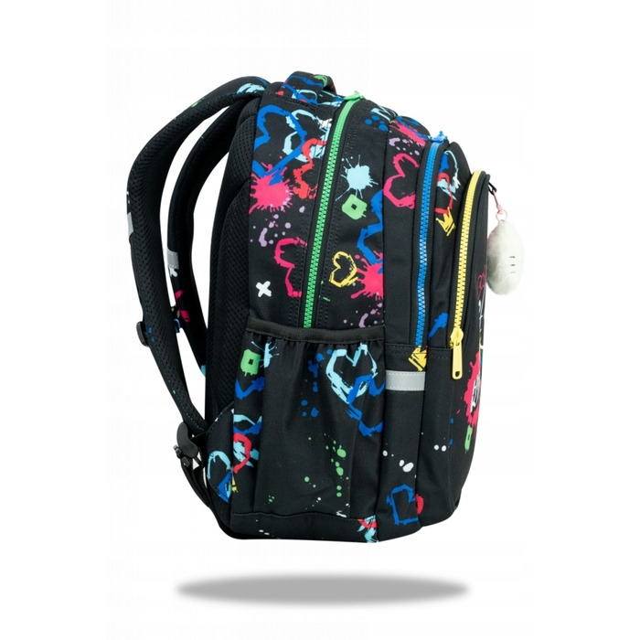 Багатовідсіковий шкільний рюкзак CoolPack (чорний, фіолетовий, синій, рожевий)