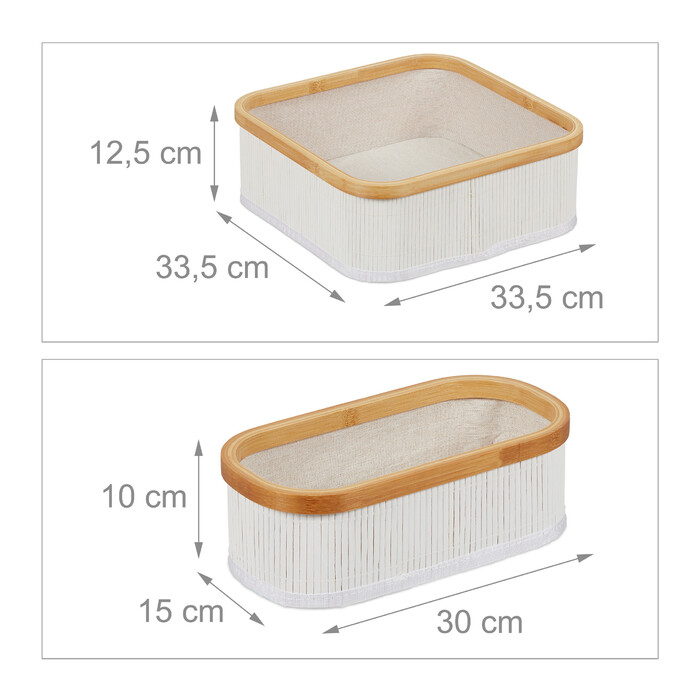 Set of 3 Storage Baskets