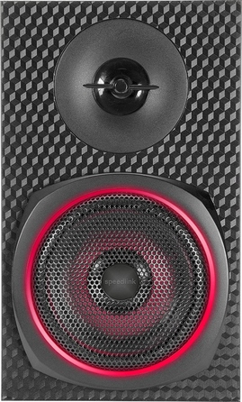 Акустична система 2.1 SpeedLink Gravity Carbon 60 Вт, чорна