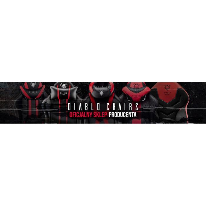 Ергономічне офісне обертове крісло для роботи Diablo V-Light, чорне